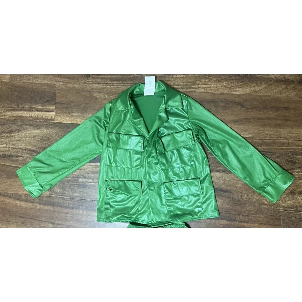 Toy Story Green Army Plastic Soldier Youth Costume Size M Rubies NO MASK